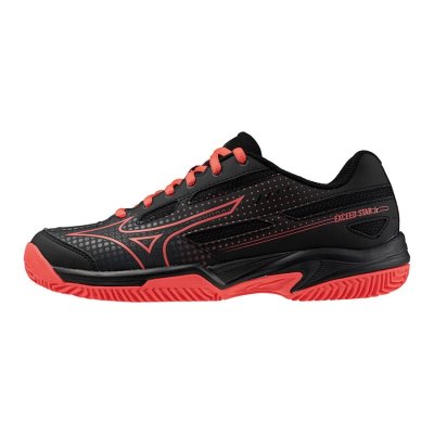 Zapatos Mizuno Exceed Star JR. CC Mujer Negros / Rojos - Chile M423CHGRAK